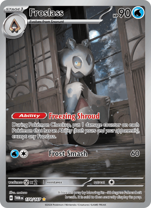 Froslass 174/167 Twilight Masquerade English Pokémon card