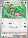 Furret 119/159 Journey Together English Pokémon card