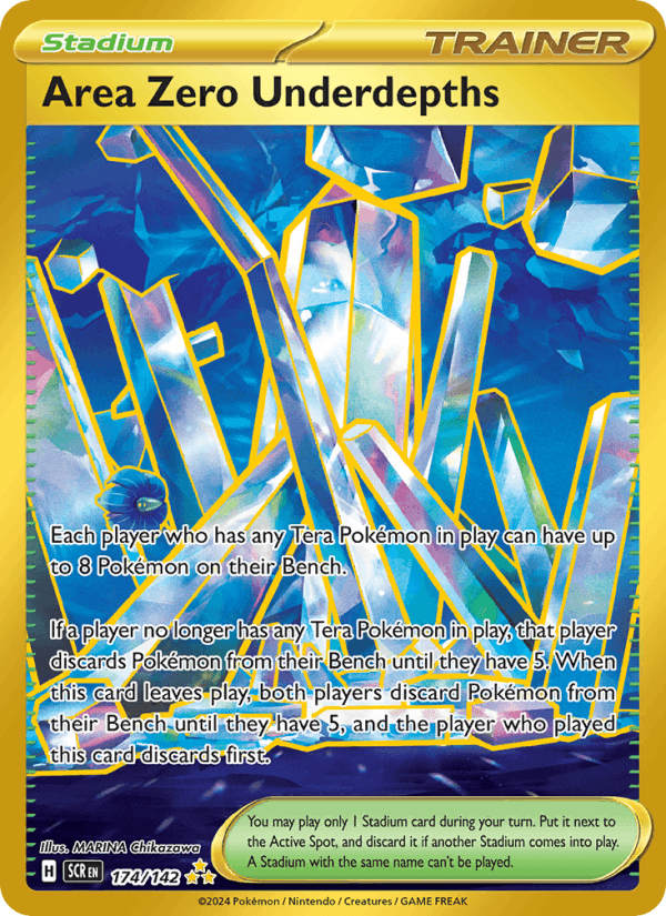 Area Zero Underdepths 174/142 Stellar Crown English Pokémon card