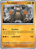 Terrakion 54/86 White Flare English Pokémon card