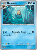 Omanyte 138/165 151 English Pokémon card