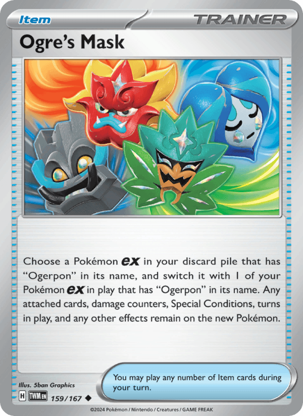 Ogre's Mask 159/167 Twilight Masquerade English Pokémon card