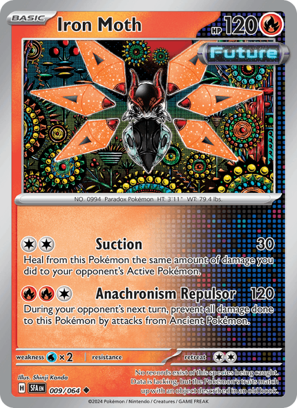 Iron Moth 9/64 Shrouded Fable English Pokémon card