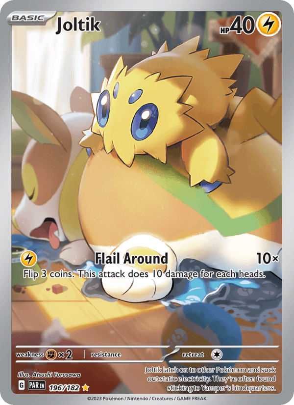 Joltik 196/182 Paradox Rift English Pokémon card