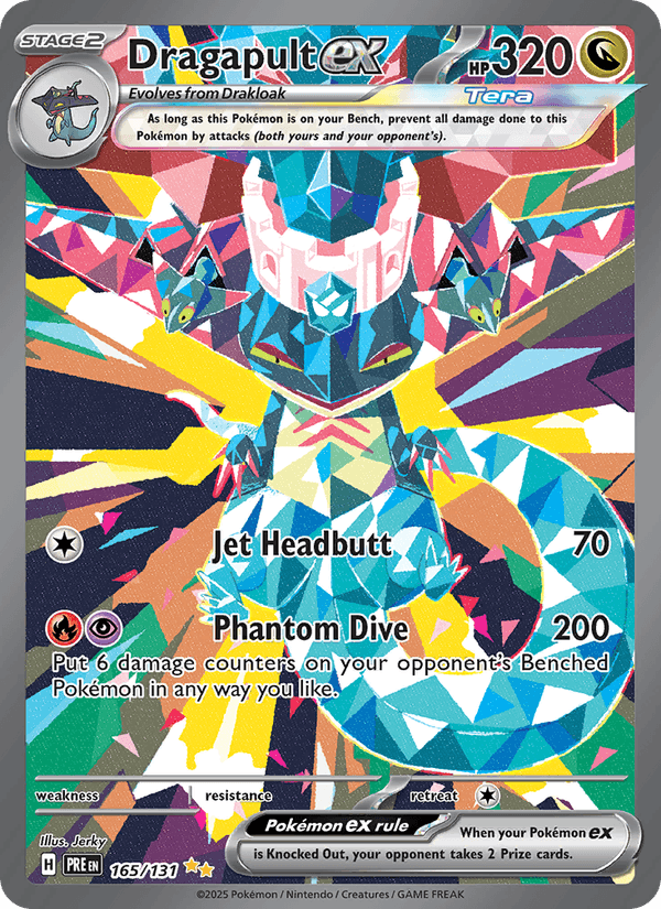 Dragapult ex 165/131 Prismatic Evolutions English Pokémon card