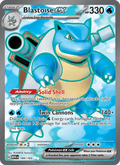 Blastoise ex 184/165 151 English Pokémon card
