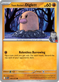Team Rocket's Diglett 100/217 Ascended Heroes English Pokémon card