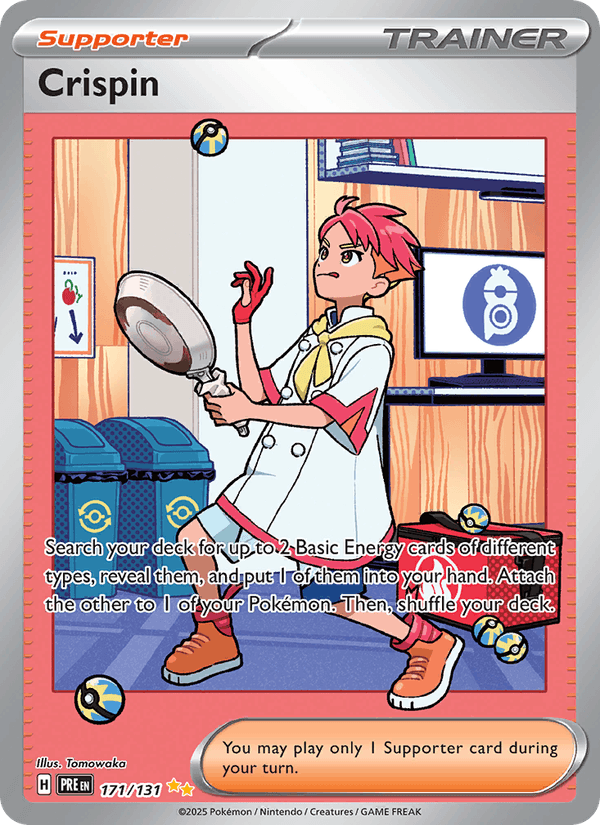 Crispin 171/131 Prismatic Evolutions English Pokémon card