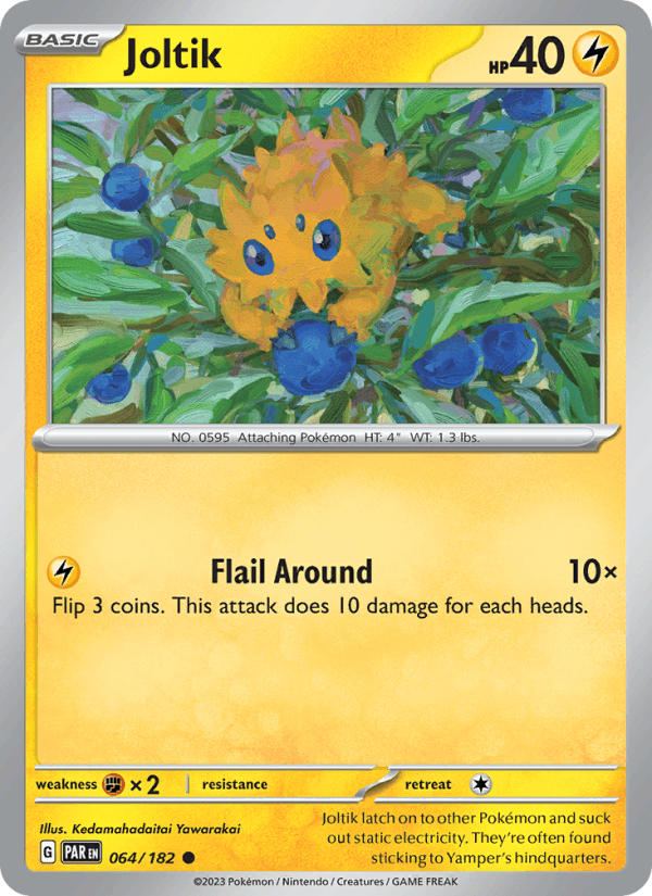 Joltik 64/182 Paradox Rift English Pokémon card