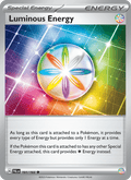Luminous Energy 191/193 Paldea Evolved English Pokémon card