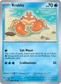 Krabby 98/165 151 English Pokémon card