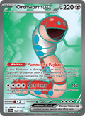 Orthworm ex 162/142 Stellar Crown English Pokémon card