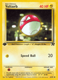 Voltorb 69/82 Team Rocket English Pokémon card