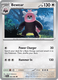 Bewear 53/64 Shrouded Fable English Pokémon card