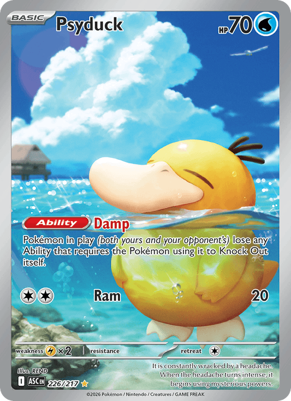 Psyduck 226/217 Ascended Heroes English Pokémon card