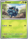 Pineco 2/162 Temporal Forces English Pokémon card