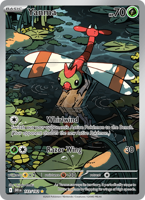 Yanma 183/182 Destined Rivals English Pokémon card