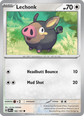 Lechonk 182/197 Obsidian Flames English Pokémon card