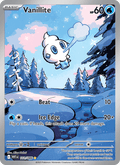 Vanillite 111/86 White Flare English Pokémon card