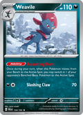 Weavile 134/193 Paldea Evolved English Pokémon card