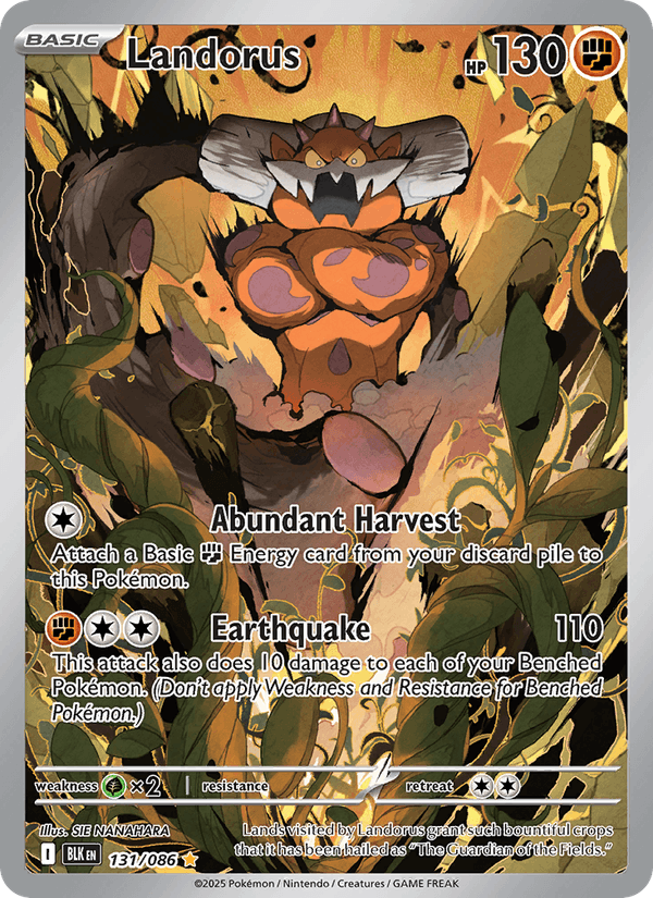 Landorus 131/86 Black Bolt English Pokémon card