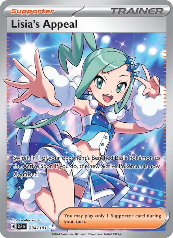 Lisia's Appeal 234/191 Surging Sparks English Pokémon card