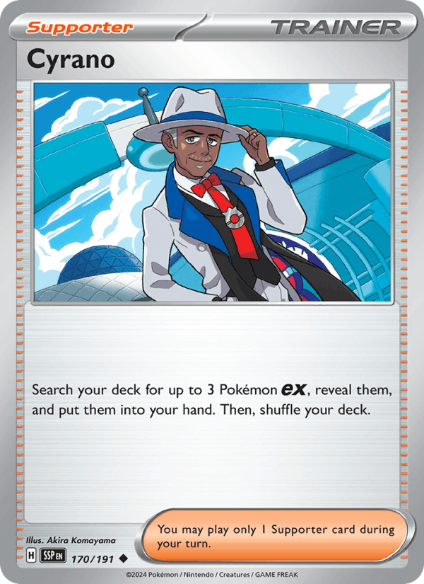 Cyrano 170/191 Surging Sparks English Pokémon card
