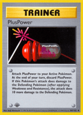 PlusPower 84/102 Base Set English Pokémon card