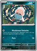 Inkay 33/64 Shrouded Fable English Pokémon card