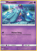 Mareanie 62/149 Sun & Moon Base Set English Pokémon card