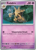 Kadabra 64/165 151 English Pokémon card