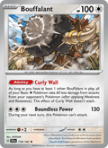 Bouffalant 119/142 Stellar Crown English Pokémon card