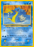 Lapras 12 Southern Islands English Pokemon card