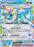 Vaporeon ex 23/131 Prismatic Evolutions English Pokémon card