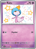 Ralts 153/91 Paldean Fates English Pokémon card