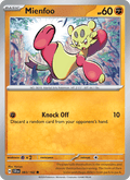 Mienfoo 83/142 Stellar Crown English Pokémon card