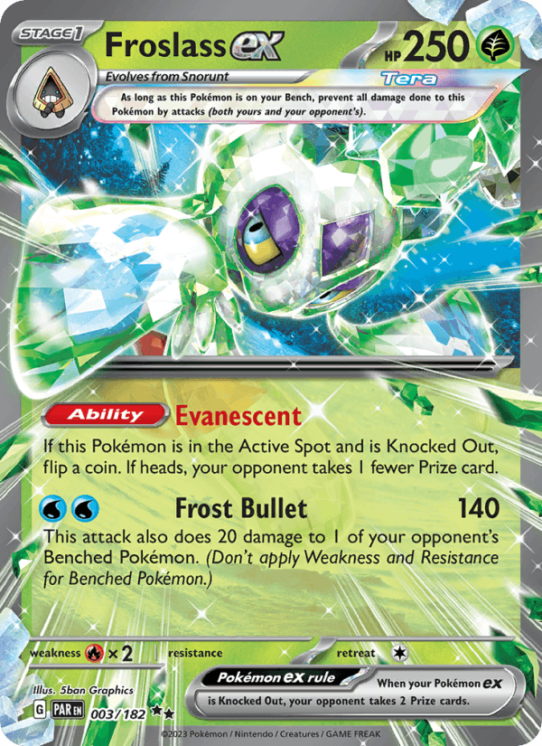 Froslass ex 3/182 Paradox Rift English Pokémon card