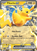 Pikachu ex 63/193 Paldea Evolved English Pokémon card