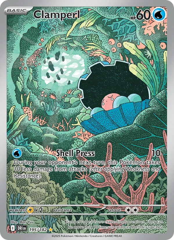 Clamperl - Destined Rivals #195/182