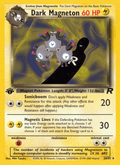 Dark Magneton 28/82 Team Rocket English Pokémon card