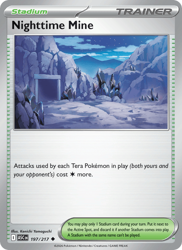 Nighttime Mine 197/217 Ascended Heroes English Pokémon card