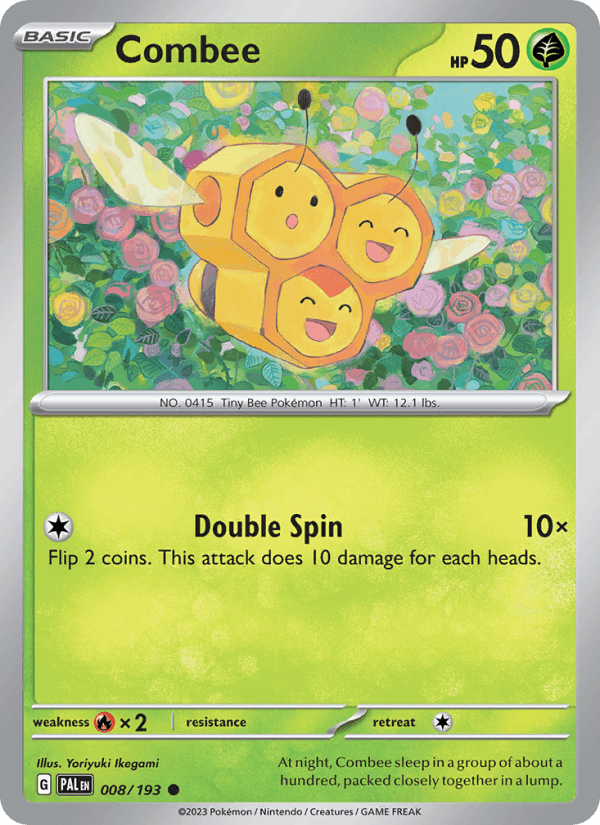 Combee 8/193 Paldea Evolved English Pokémon card