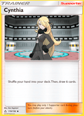 Cynthia 119/156 Ultra Prism English Pokémon card