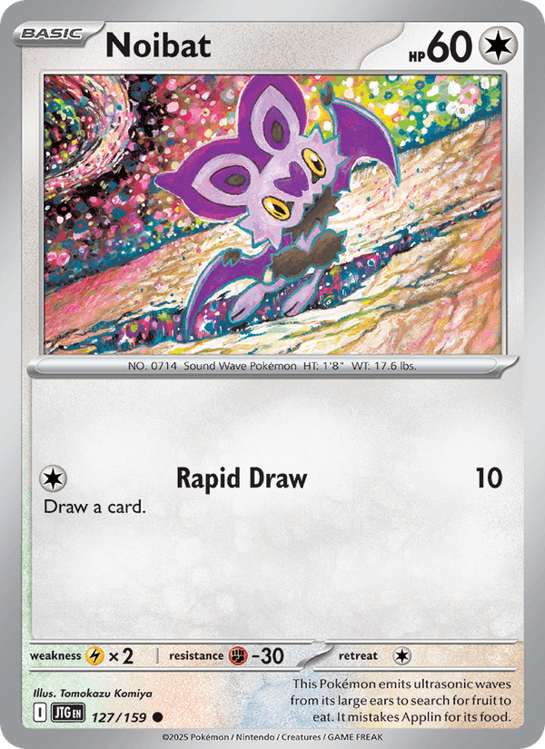 Noibat 127/159 Journey Together English Pokémon card