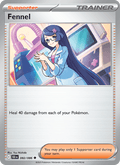 Fennel 82/86 Black Bolt English Pokémon card
