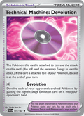 Technical Machine: Devolution 177/182 Paradox Rift English Pokémon card