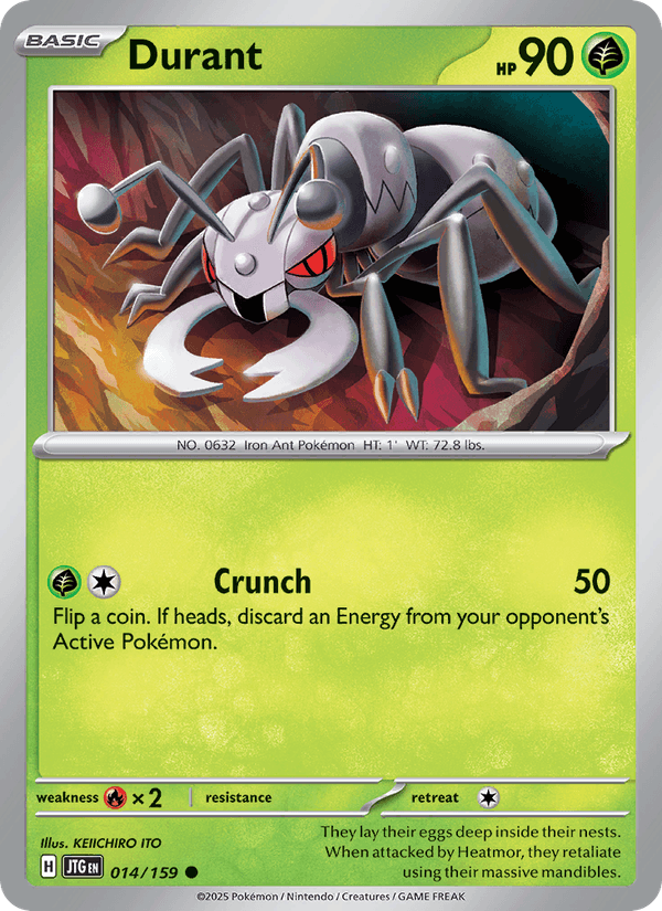Durant 14/159 Journey Together English Pokémon card