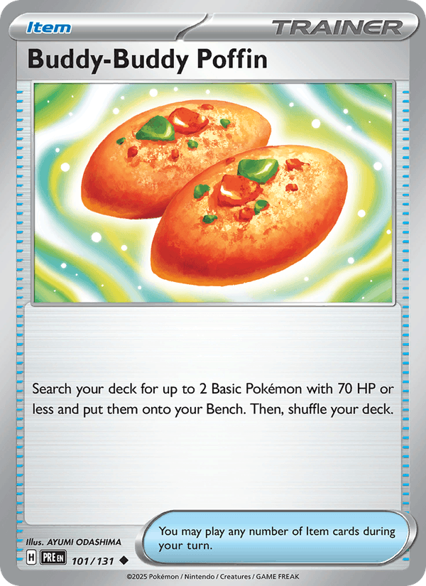Buddy-Buddy Poffin 101/131 Prismatic Evolutions English Pokémon card