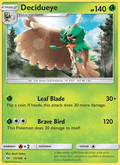 Decidueye 11/149 Sun & Moon Base Set English Pokémon card