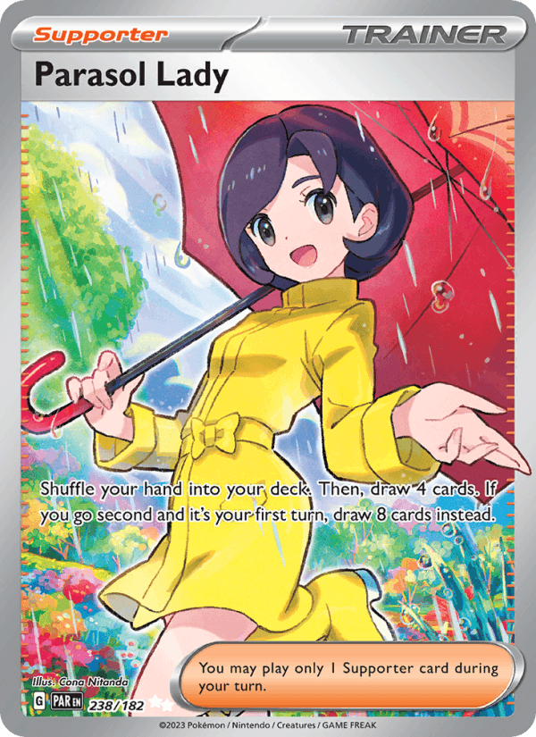 Parasol Lady 238/182 Paradox Rift English Pokémon card